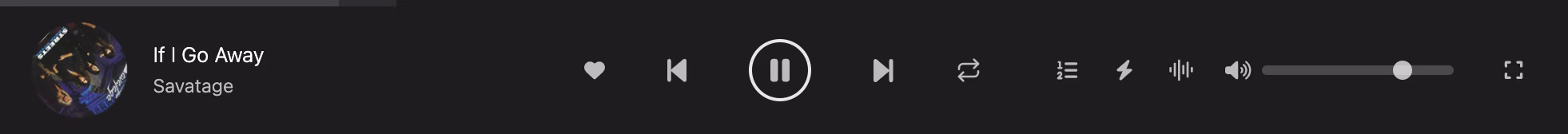 Footer controls