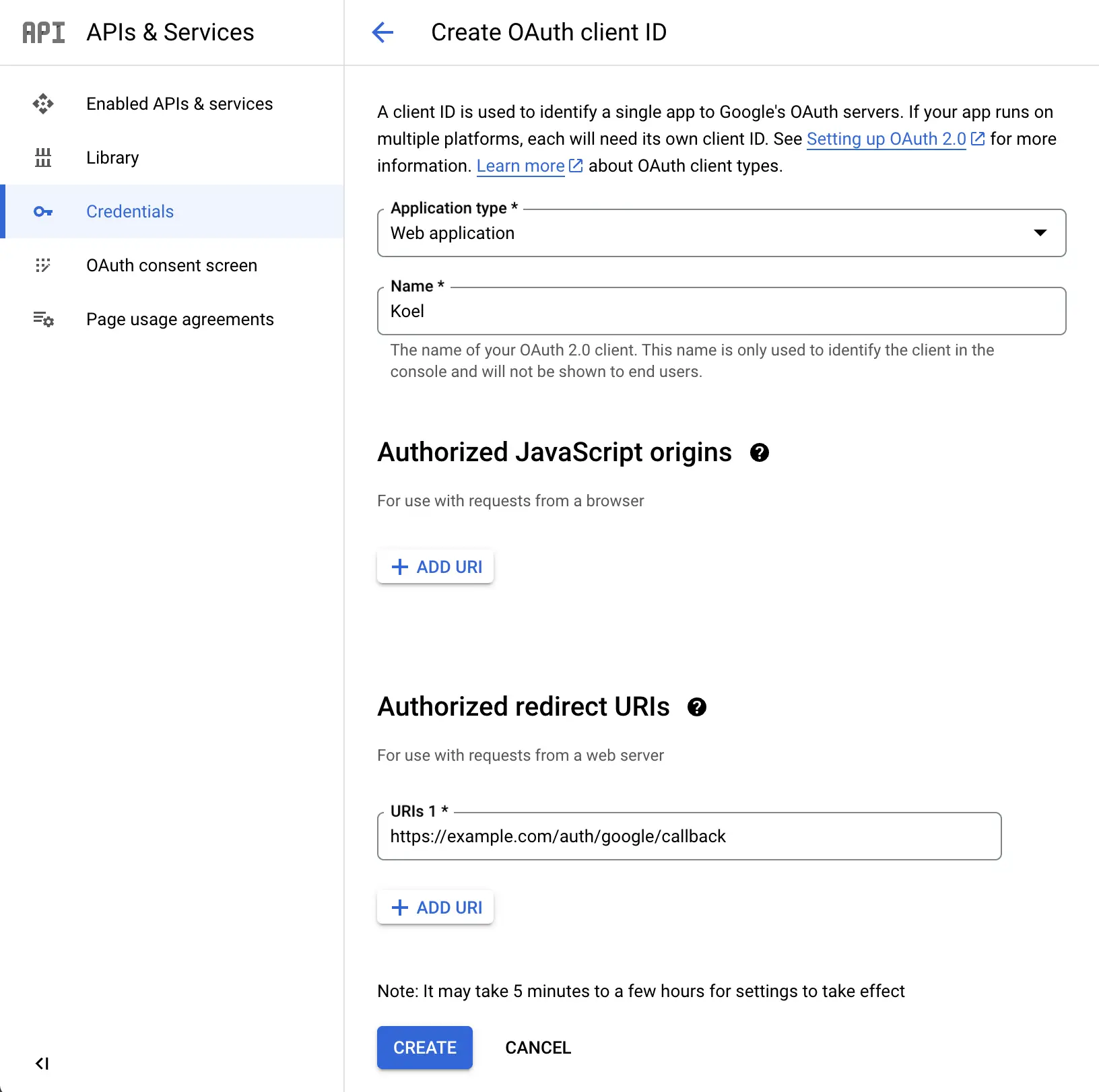 Google OAuth