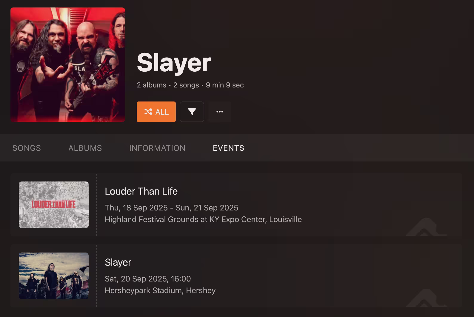 Live Events