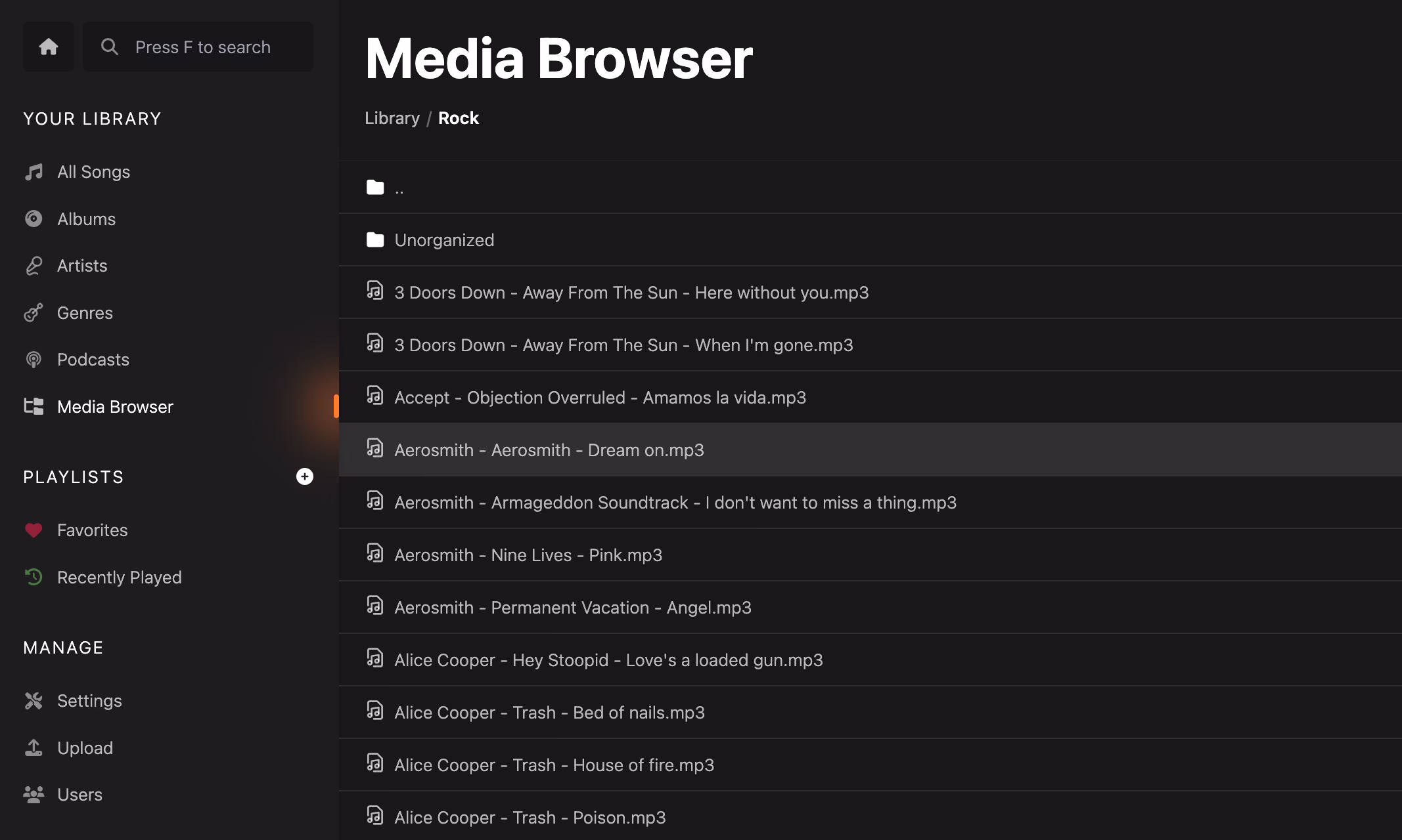 Media Browser