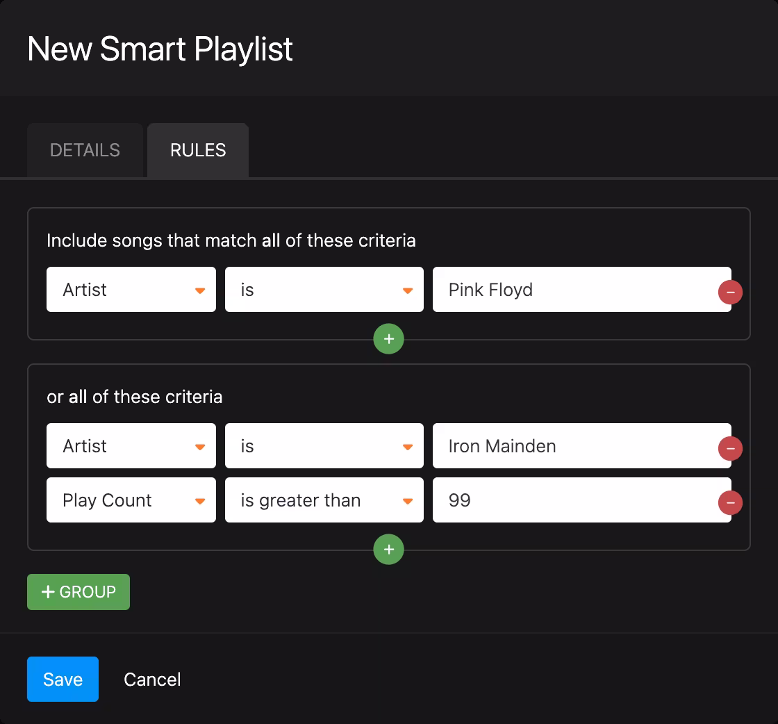Smart playlist